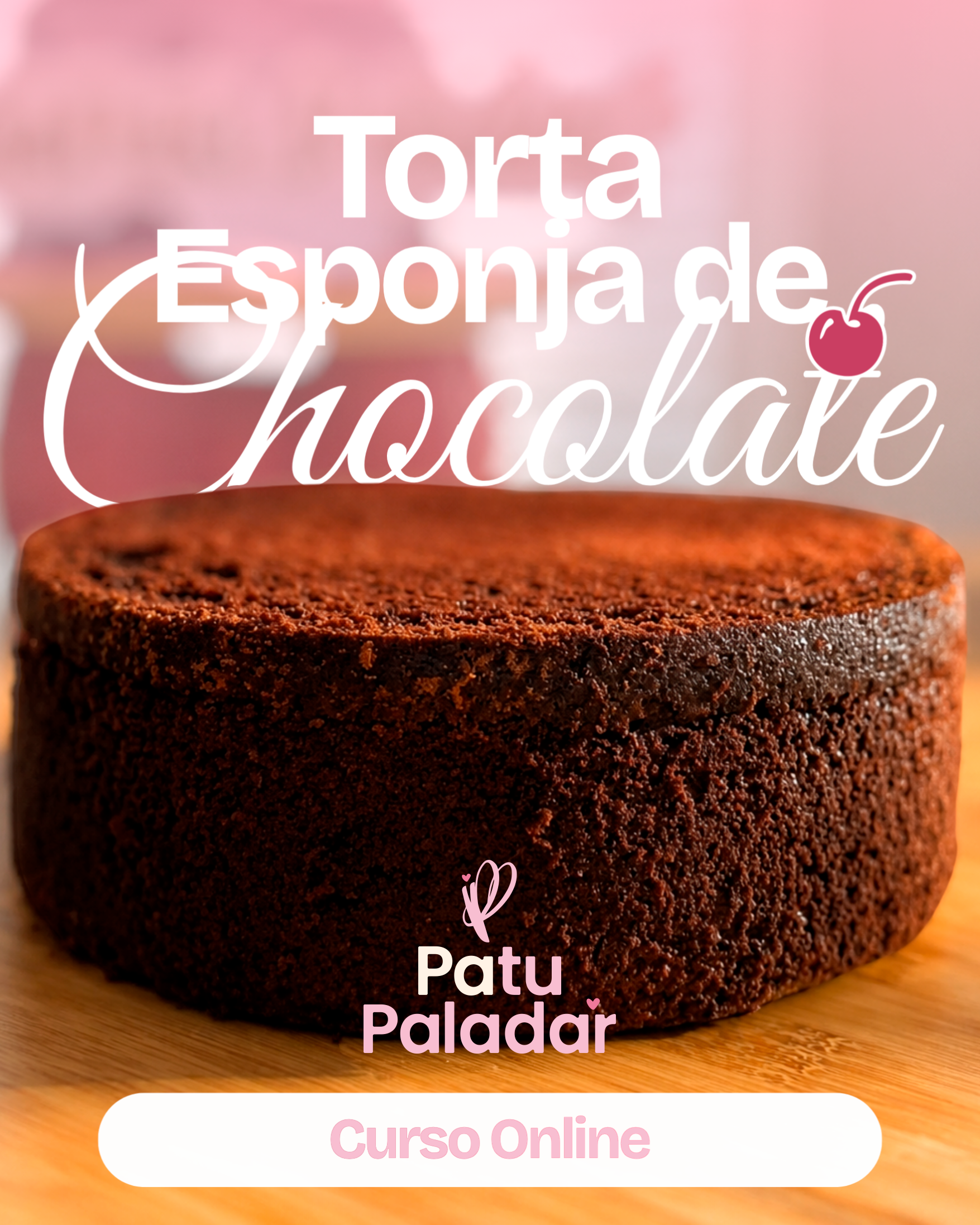 Curso de Torta Esponja de Chocolate